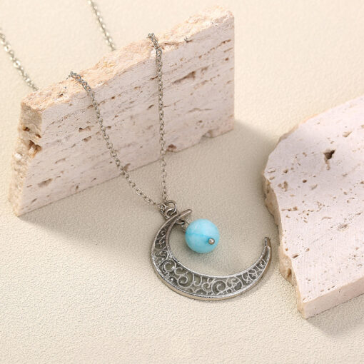 Luminous Enchanted Moonstone Necklace - AC1239 - Image 8