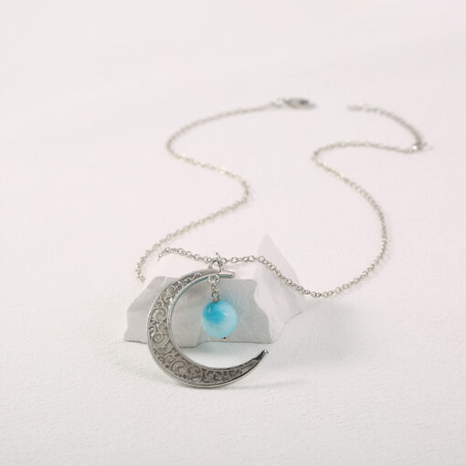 Luminous Enchanted Moonstone Necklace - AC1239 - Image 9