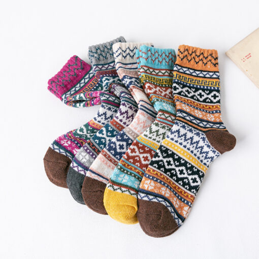 Patterned Thick Warm Winter Socks - AC1263