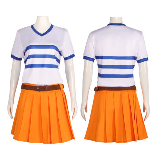 Halloween Anime Nami Inspired Pirate Girl Cos Play Costume - AC1285 - Image 2