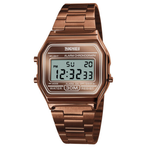 Men's Rectangle Dial Digital Watch - CL0788 - Image 4