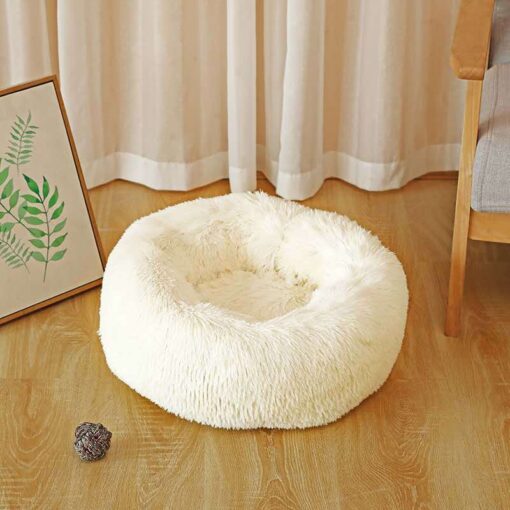 Plush Long Wool Pet Kennel - Image 10