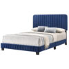Glory Furniture Lodi G0409-KB-UP KING BED , NAVY BLUE