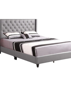 Glory Furniture Julie G1912-FB-UP Full Upholstered Bed , LIGHT GREY