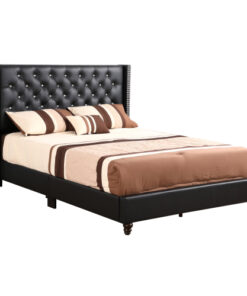 Glory Furniture Julie G1919-QB-UP Queen Upholstered Bed , BLACK