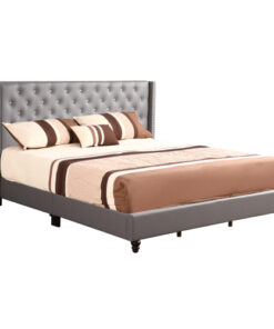 Alternative view of Glory Furniture Julie G1912-KB-UP King Upholstered Bed , LIGHT GREY