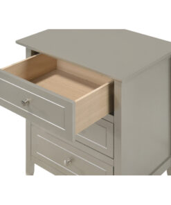 Alternative view of Glory Furniture Daniel G1303-N Nightstand , Silver Champagne