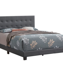 Glory Furniture Caldwell G1306-KB-UP King Bed , DARK GREY