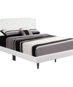 Glory Furniture Deb G1118-QB-UP Queen Bed - All In One Box , WHITE