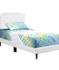 Glory Furniture Deb G1118-TB-UP Twin Bed- All in One Box , WHITE