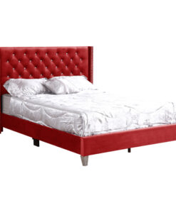 Alternative view of Glory Furniture Julie G1922-FB-UP Full Upholstered Bed , CHERRY