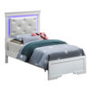 Glory Furniture Lorana G6590C-TB3 Twin Bed , Silver Champagne