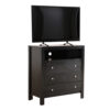 Glory Furniture Burlington G2450-TV Media Chest , Black