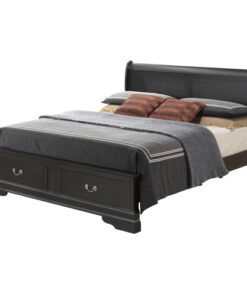 Alternative view of Glory Furniture Louis Phillipe G3150D-QSB2 Queen  Storage Bed , Black