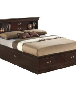 Alternative view of Glory Furniture Louis Phillipe G3125B-KSB King Storage Bed , Cappuccino