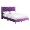 Glory Furniture Julie G1921-QB-UP Queen Upholstered Bed , PURPLE
