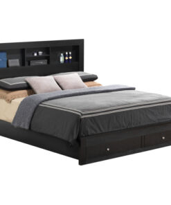 Alternative view of Glory Furniture Burlington G2450D-KSB2 King Storage Bed  ( 4 Boxes) , Black