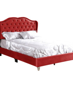 Alternative view of Glory Furniture Joy G1933-FB-UP Full Upholstered Bed , CHERRY