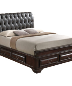 Glory Furniture LaVita G8875E-KB5 King Storage Bed , Cappuccino
