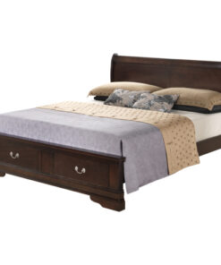 Glory Furniture Louis Phillipe G3125D-KSB2 King Storage Bed , Cappuccino