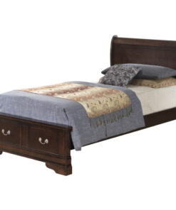 Glory Furniture Louis Phillipe G3125D-TSB2 Twin Storage Bed , Cappuccino