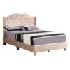 Glory Furniture Joy G1935-QB-UP Queen Upholstered Bed , BEIGE
