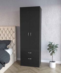 Alabama Armoire, One Large Cabinet, Two Drawers