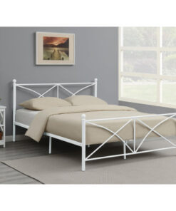 White Queen Platform Bed