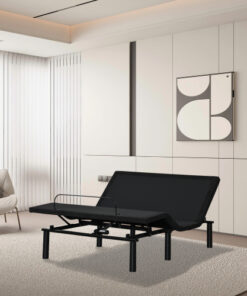Adjustable Bed Base Electric Bed Frame with Remote Control Folding Design- FULL