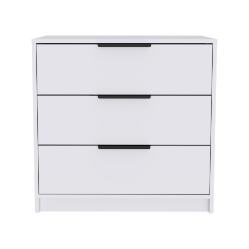 Dresser 27"H, 3 Drawers Dresser, Superior Top, White - Image 5