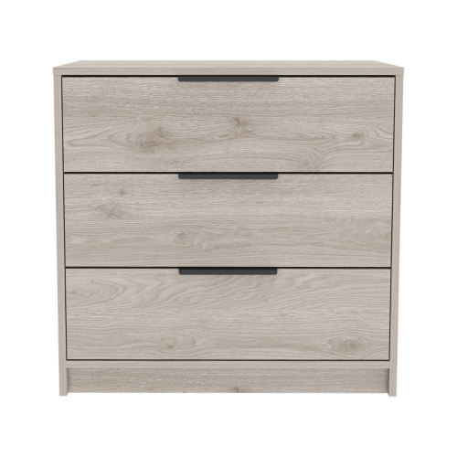 Dresser 27"H, 3 Drawers Dresser, Superior Top, Light Gray - Image 5