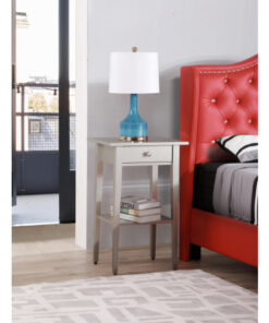 Alternative view of Glory Furniture Dalton G034-N Nightstand , Silver Champagne
