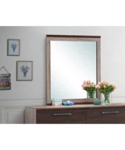Alternative view of Glory Furniture Magnolia G1400-M Mirror , Gray/Brown
