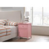 Glory Furniture Izzy G1404-N 1 Drawer /1 Door Nightstand , Pink