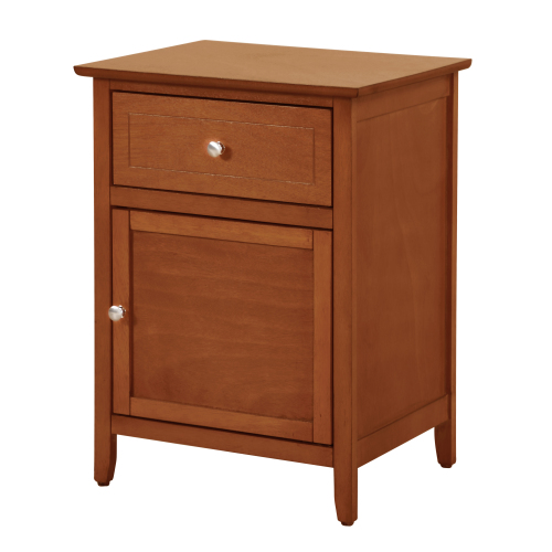 Glory Furniture Izzy G1414-N-60 1 Drawer /1 Door Nightstand , Oak - Image 4