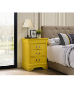 Alternative view of Glory Furniture Louis Phillipe G3102-3N 3 Drawer Nightstand , Yellow