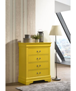 Alternative view of Glory Furniture Louis Phillipe G3102-BC 4 Drawer Chest , Yellow