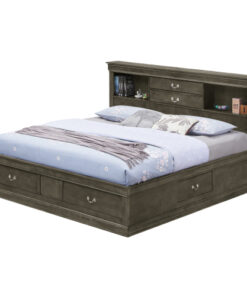Glory Furniture Louis Phillipe G3105B-FSB Full Storage bed , Gray
