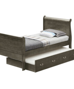 Glory Furniture Louis Phillipe G3105G-TTB Twin Storage Bed , Gray