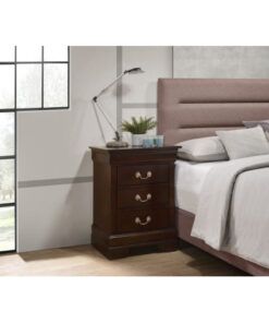 Alternative view of Glory Furniture Louis Phillipe G3125-3N 3 Drawer Nightstand , Cappuccino