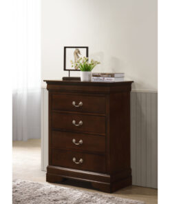 Alternative view of Glory Furniture Louis Phillipe G3125-BC 4 Drawer Chest , Cappuccino