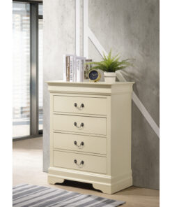 Alternative view of Glory Furniture Louis Phillipe G3175-BC 4 Drawer Chest , Beige