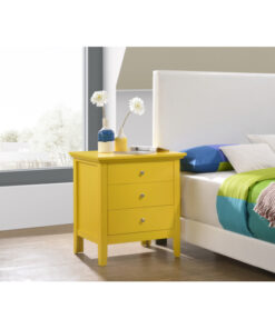 Alternative view of Glory Furniture Hammond G5402-N 3 Drawer Nightstand , Yellow