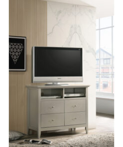 Alternative view of Glory Furniture Hammond G5403-TV Media Chest , Silver Champagne