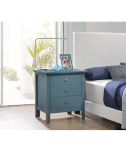 Alternative view of Glory Furniture Hammond G5480-N 3 Drawer Nightstand , Teal