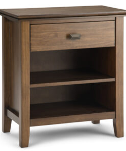 Artisan - Bedside Table - Rustic Natural Aged Brown