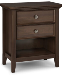 Amherst - Bedside Table - Natural Aged Brown