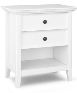 Amherst - Bedside Table - White