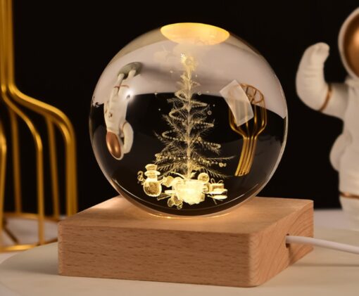 3D Crystal Ball Night Light Galaxy Sphere Lamp - Image 22
