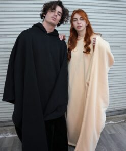 Oversized Weighted Cloak Coat Poncho Cozy Hoodie